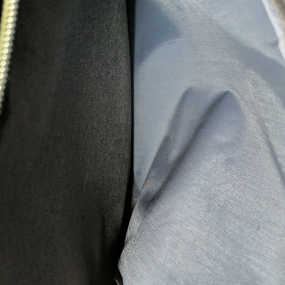 wenjie Grey Textured with Tan Buckles and Accents Backpack - Picture 7 of 7